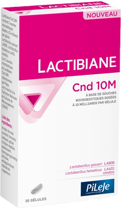 PiLeJe LACTIBIANE Cnd 10 M (Probiotyk - Wsparcie przy Kandydozie) - 30 kapsułek