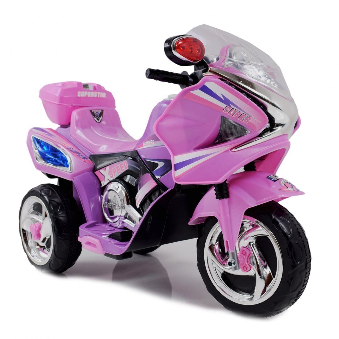 Super-Toys Motor Kuferek Na Akumulator Dla Dzieci Trike Moto