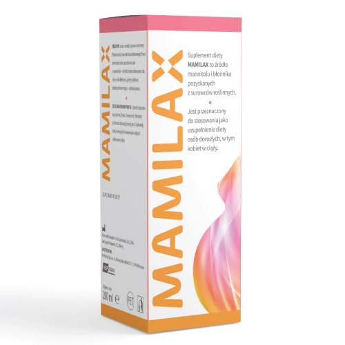 PERFFARMA Mamilax płyn, 200ml - Wspomaga normalizację pracy jelit