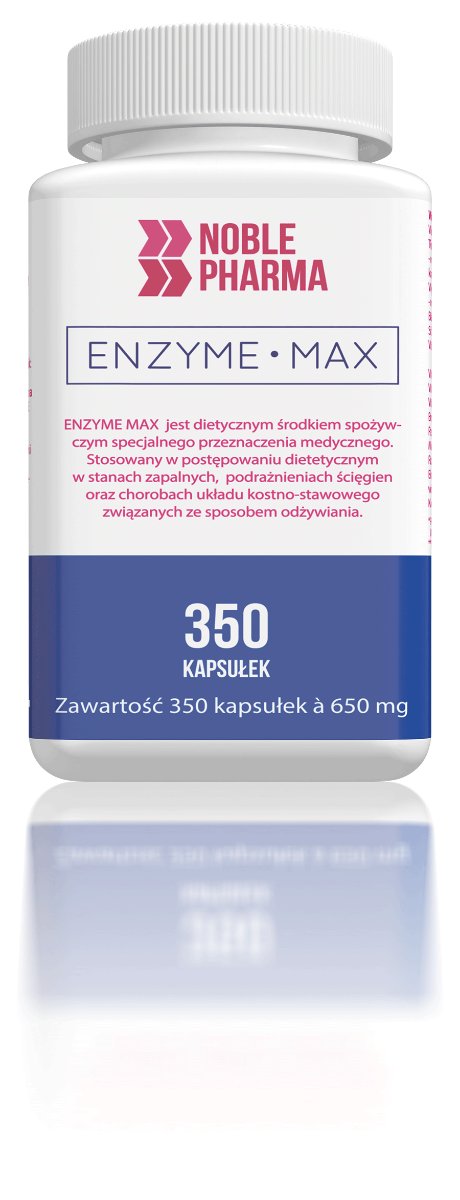 NOBLEPHARMA Noble Pharma Enzyme Max x 350 kaps