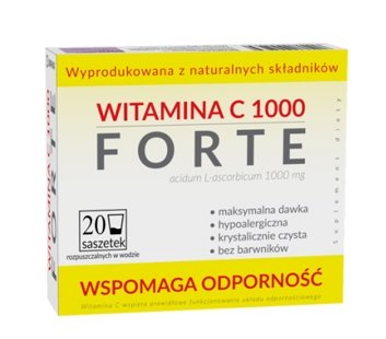 Unipharm SP Z O.O. Witamina C 1000 Forte 20 saszetek 3664241