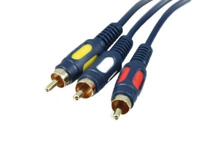 Kabel 3Xrca - 3Xrca Chinch 3- Rca Łezka 3M Rk32  Rca