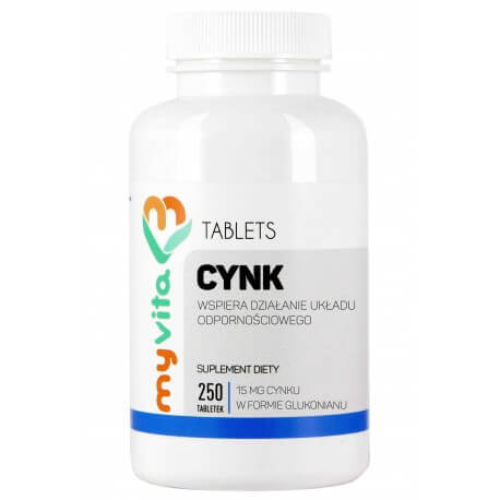 MyVita PRONESS Cynk glukonian cynku x 250 tabl