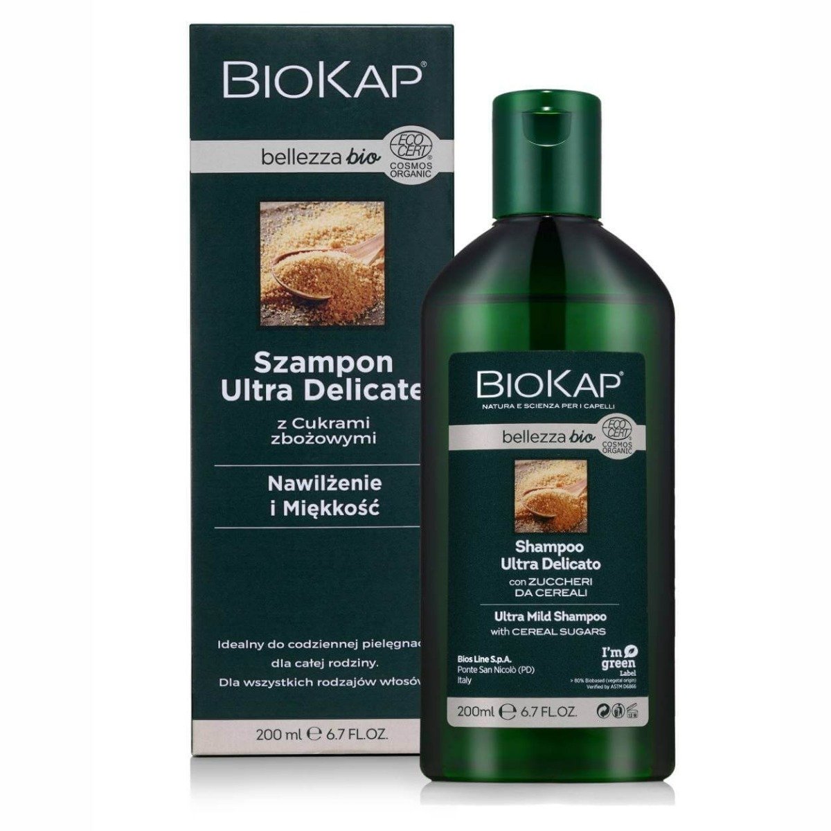 Zdjęcia - Szampon Bios Protein Biokap Bellezza Bio  Ultra Delicate, 200 ml 