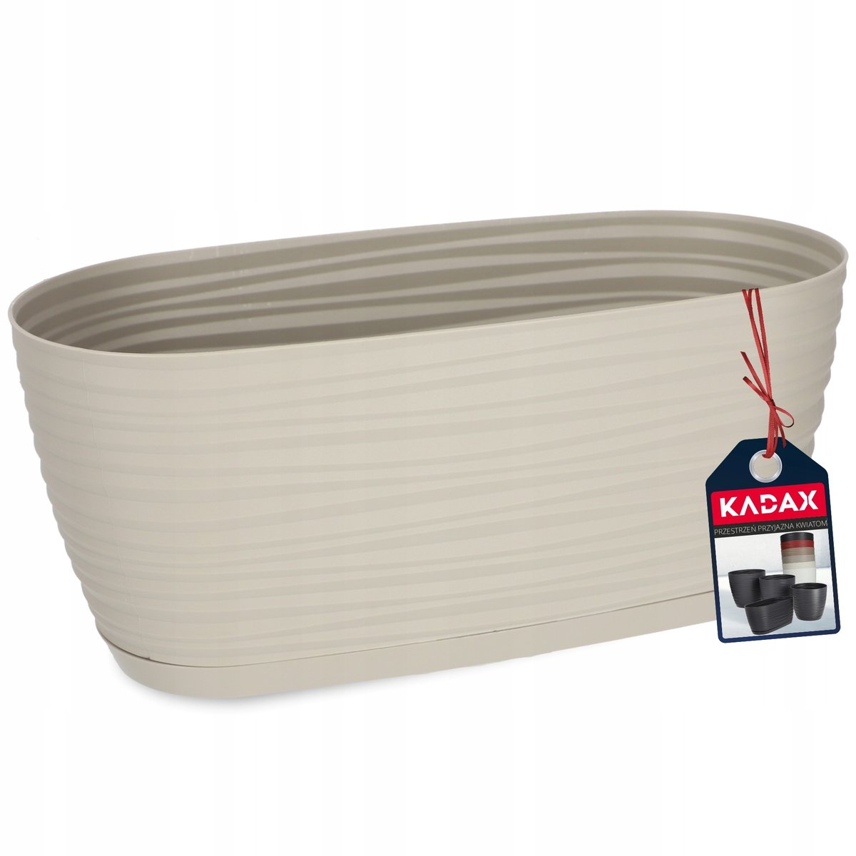 Doniczka Osłonka Z Podstawką Donica Kolory 27Cm