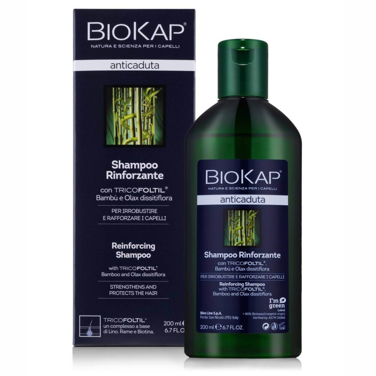 Biokap Anticaduta Szampon Wzm Prz Wyp Wł op 200 ml