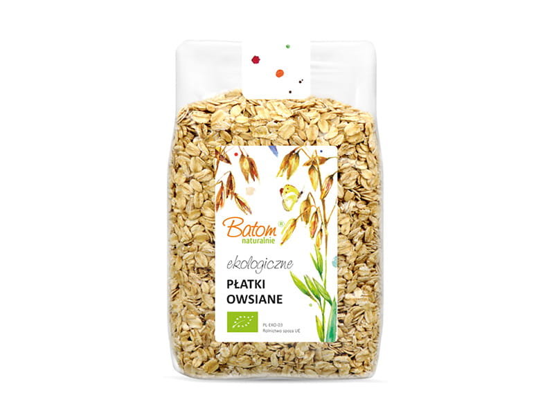 Płatki Owsiane Batom 500G Bio