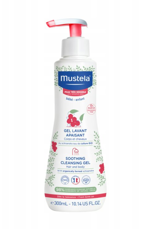 Mustela Łagodzący żel do mycia 300ml