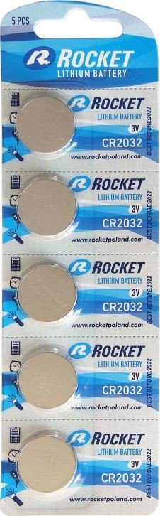 Rocket 5x bateria litowa CR2032 ROC11