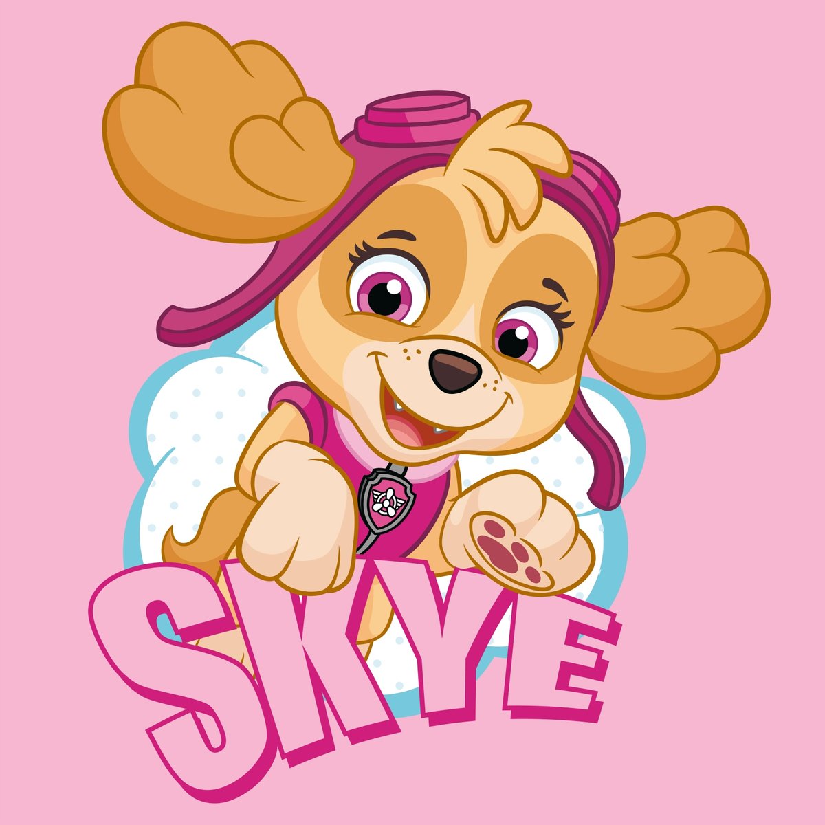 Paw Patrol Magiczny Ręcznik Do Rąk Skye 30 X 30