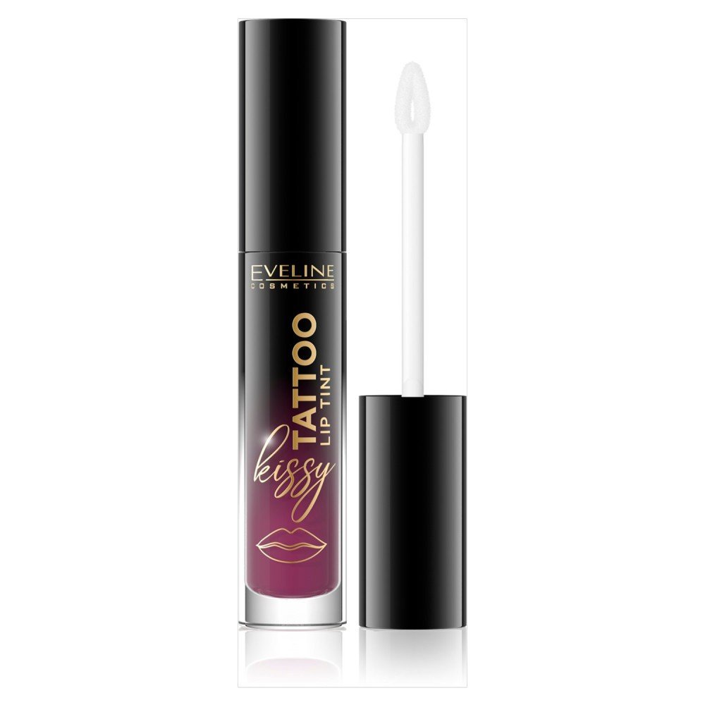 Фото - Помада й блиск для губ Eveline Cosmetics  Kissy Tattoo Lip Tint - Długotrwała pomadka do ust w p 