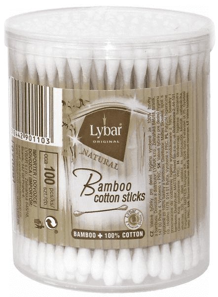 Mattes Lybar bambusowe patyczki kosmetyczne x 100 szt