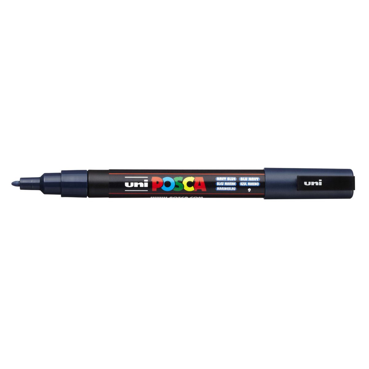 UNI ball POSCA marker (z delikatną końcówką okrągłą) zielone jabłko, niebieski morski PX202309000
