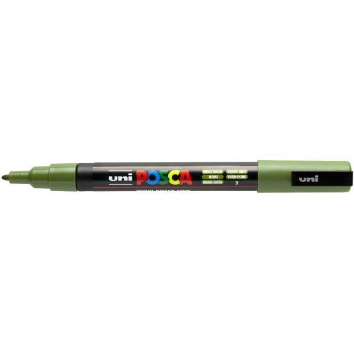 UNI ball POSCA marker (z delikatną końcówką okrągłą) zielone jabłko, khaki zielony PX202325000
