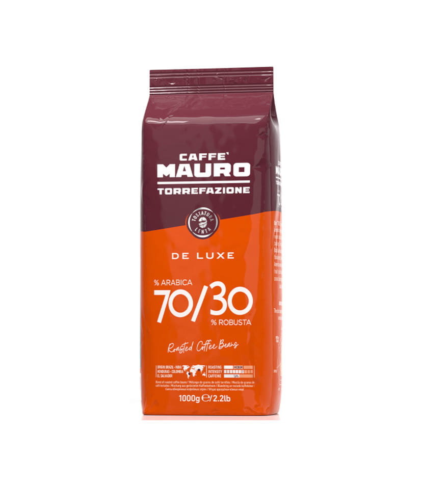 MAURO De Luxe 1kg kawa ziarnista + filiżanka do espresso