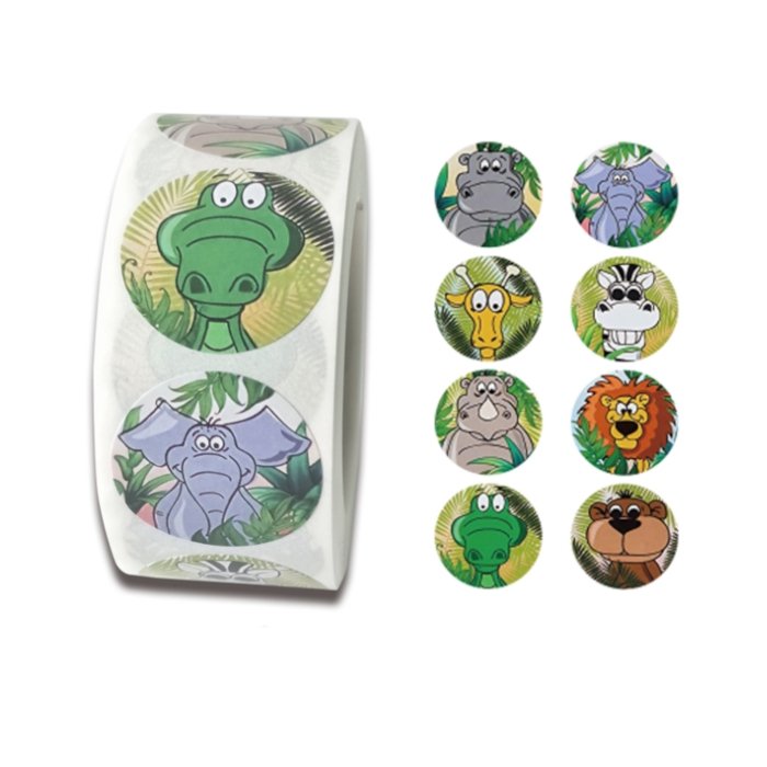 Naklejki Ozdobne Zwierzątka Mix4 20 Szt.