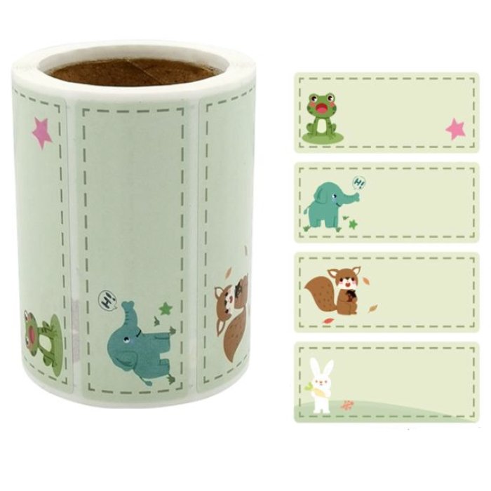 Naklejki Na Zeszyty 6,3X2,5Cm Mix1 250 Szt.