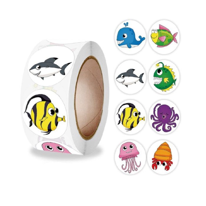 Naklejki Ozdobne Zwierzątka Mix17 20 Szt.