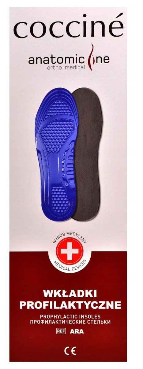 Żelowe wkładki medyczne coccine ortho ara 41-46