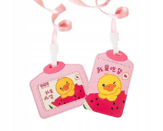 Etui Holder Na Kartę Smycz Duck Eco Skóra Poziomy