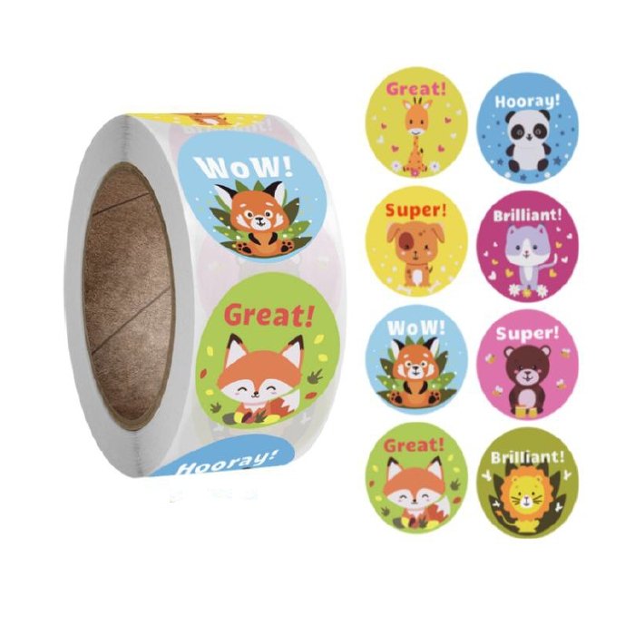 Naklejki Ozdobne Zwierzątka Mix9 20 Szt.