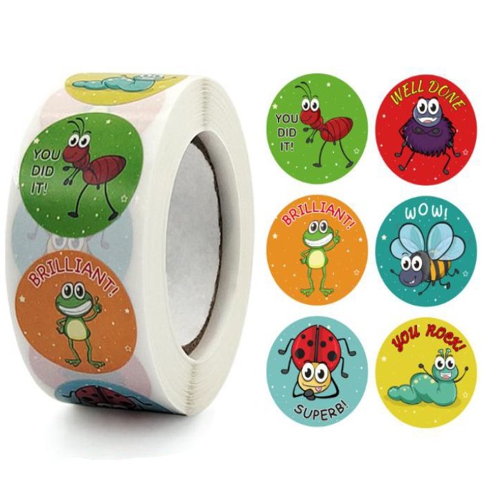 Naklejki Ozdobne Zwierzątka Mix4 20 Szt.