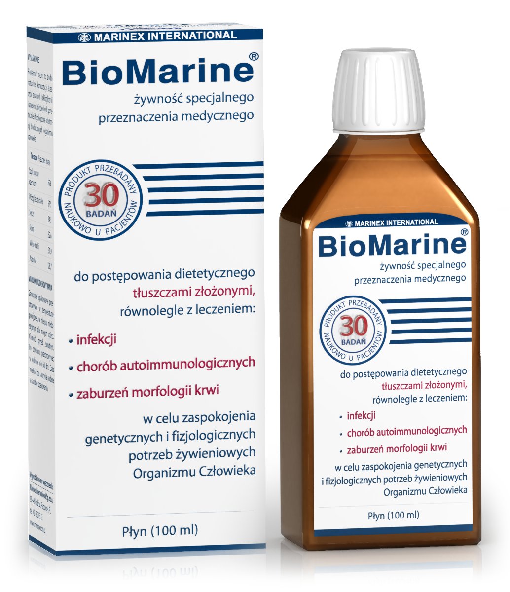 Marinex International BioMarine olej z wątroby rekinów płyn 100 ml 3670671