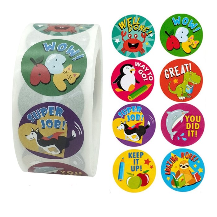 Naklejki Ozdobne Zwierzątka Mix3 20 Szt.