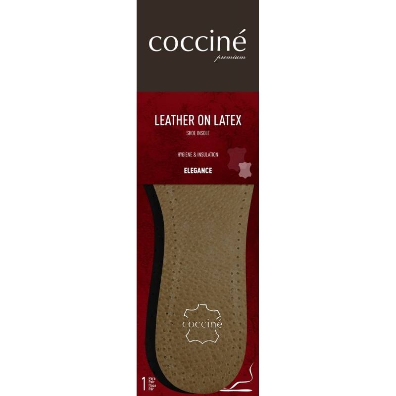 Wkładki skórzane do obuwia leather on latex coccine r. 41
