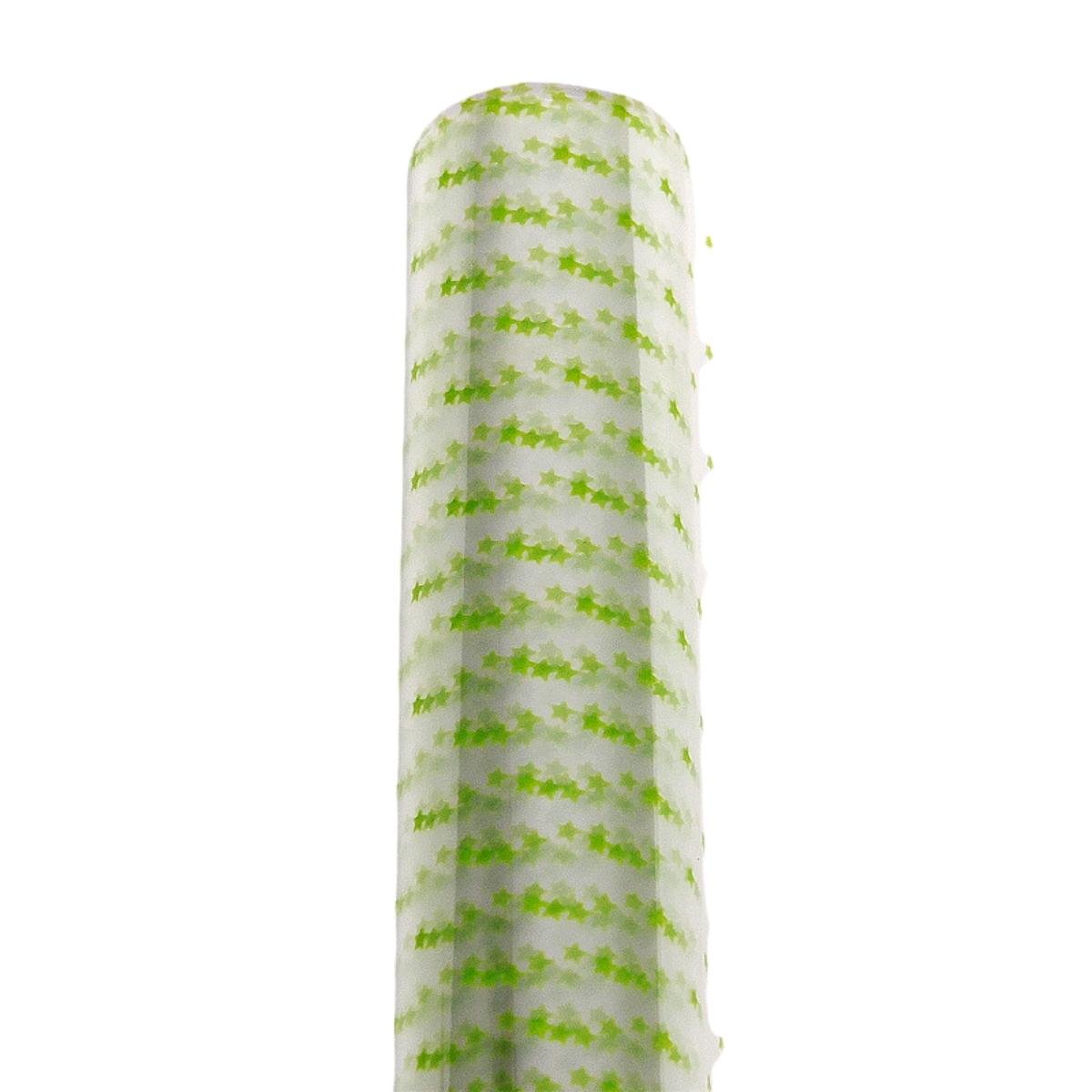 Folia Ozdobna W Gwiazdki Zielona 54X54 Cm 50Szt
