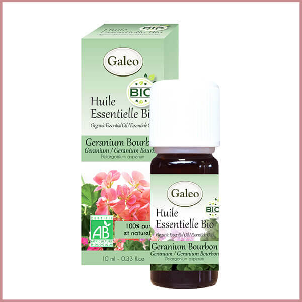 Galeo, Olejek eteryczny BIO z pelargonii, 10 ml