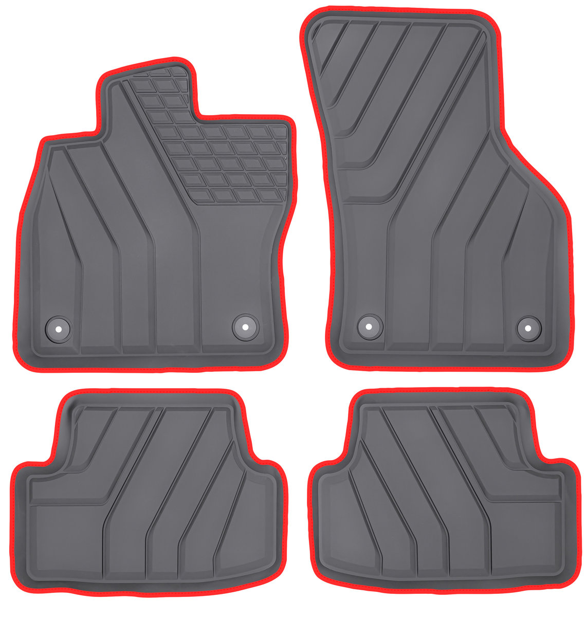 Seat Leon Iii Iv / Vw Golf Vii Viii Dywaniki Wycieraczki Gumowe Amalplast Ap1101