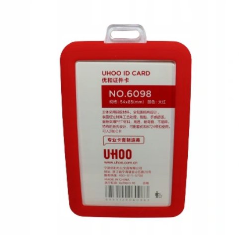 Etui Holder Na Kartę Smycz 54 85 Rfid 70X110 Red