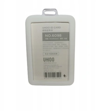 Etui Holder Na Kartę Smycz 54X85 Rfid 70X110 White