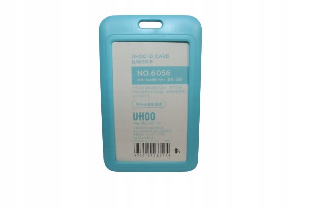 Etui Holder Na Kartę Smycz 70X110 Rfid 54X85 Blue