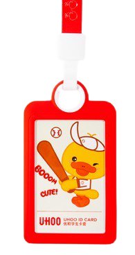 Etui Holder Na Kartę Smycz 110X70 Duckbill Pion Red