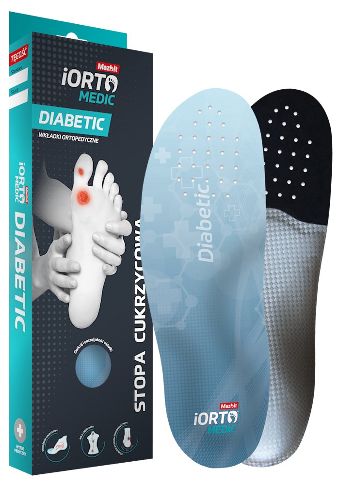 Wkładki do butów diabetic stopa cukrzycowa r. 39
