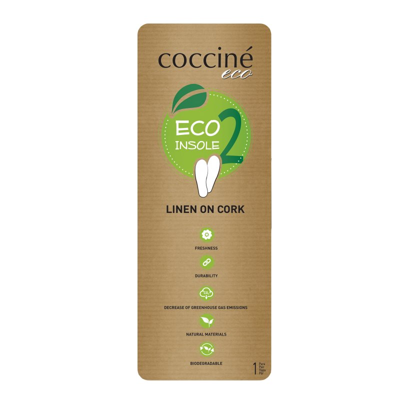 COCCINE Wkładki do Butów LEN +KOREK ekologiczne 45/46) 6187