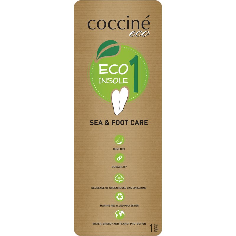 COCCINE Wkładki do Butów EKOlogiczne ECO SEA&FOOT CARE 41/42) 6186