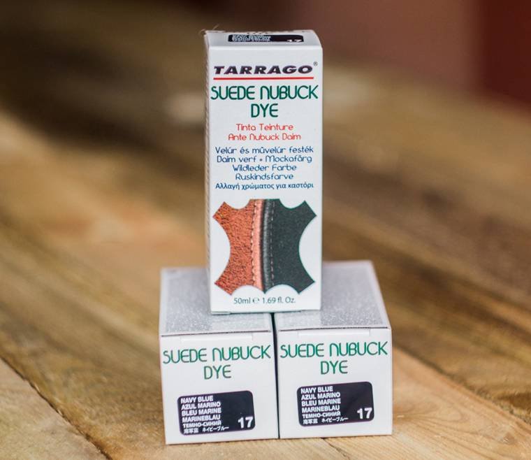 TARRAGO Farba do zamszu nubuku Suede 50ml 17-granatowy) 506