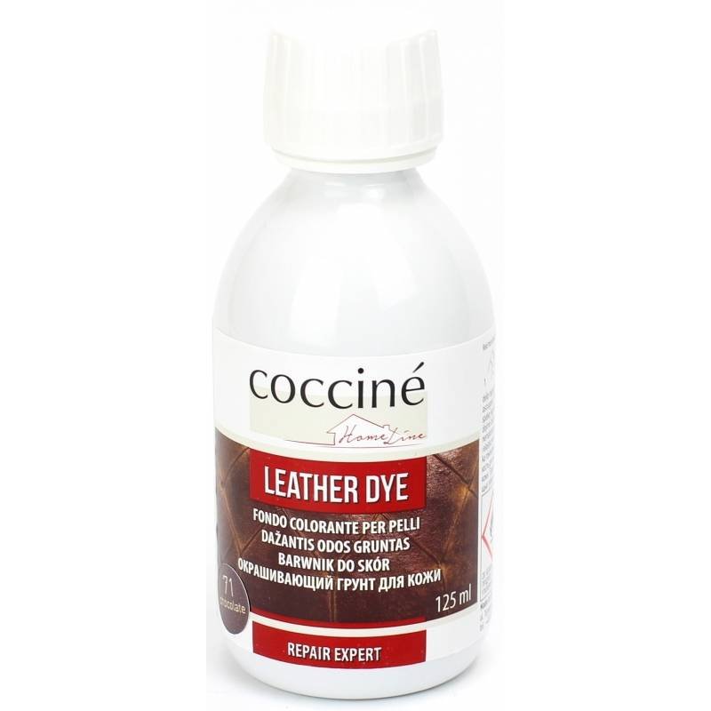 Farba do skóry gładkiej coccine leather dye 125 ml Czekolada 71