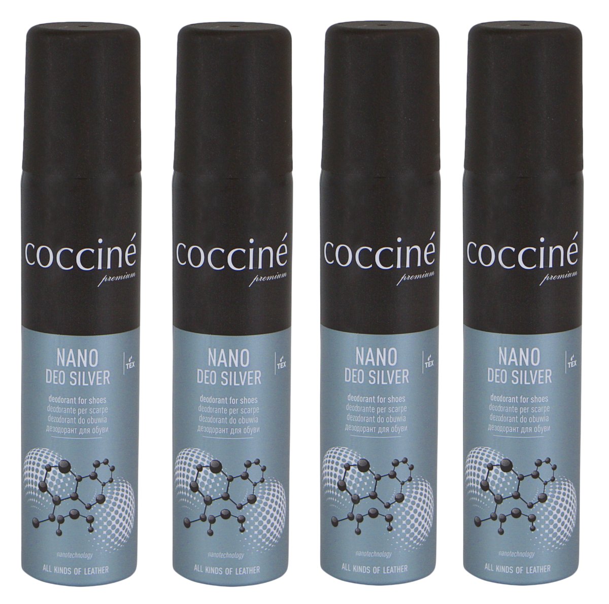 4x nano deo silver coccine dezodorant 75 ml