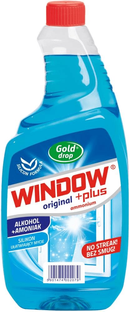 Zdjęcia - Środek do mycia szyb i luster Płyn do mycia szyb WINDOW PLUS zapas 0.75l, niebieski