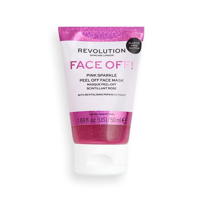 Revolution Skincare Revolution Skincare Face Off! Pink Sparkle maseczka do twarzy 50 ml 50ml