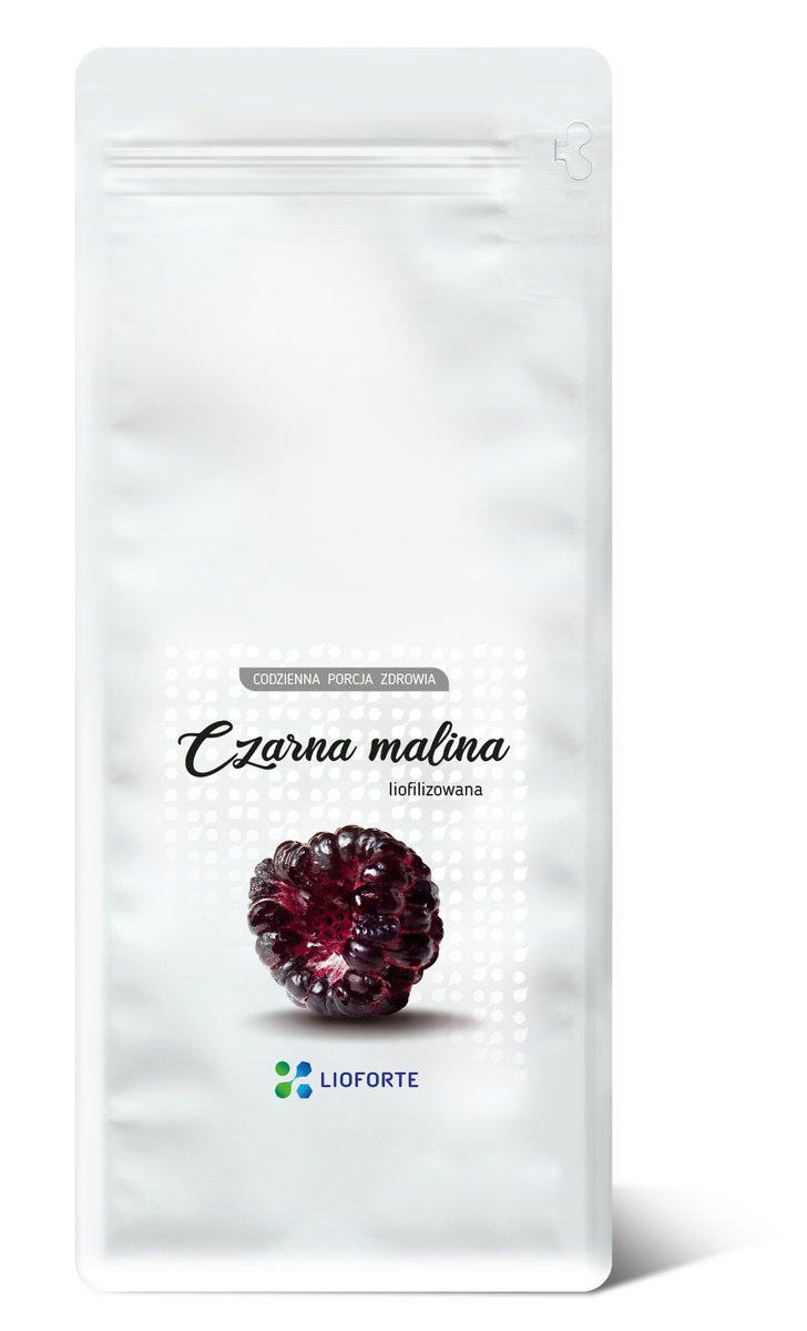 Lioforte Liofilizowana Malina Czarna 150 g Bio