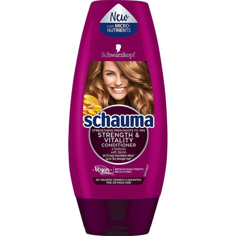 Фото - Шампунь Schwarzkopf Schauma Kraft & Vitalitat 250ml  (odżywka do włosów)