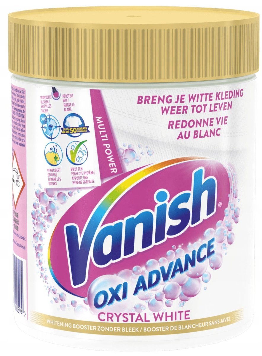 Vanish Oxi Action Advance Odplamiacz W Proszku Biały 470G