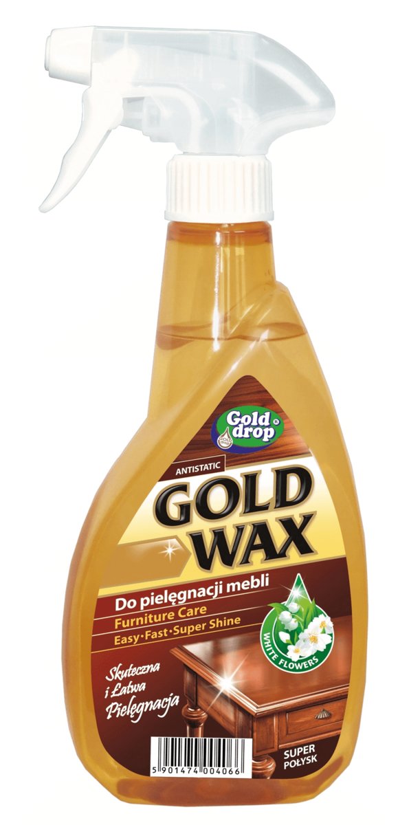 Gold Wax PREPARAT DO CZYSZCZENIA I PIELĘGNACJI MEBLI 400ML, (61827366)