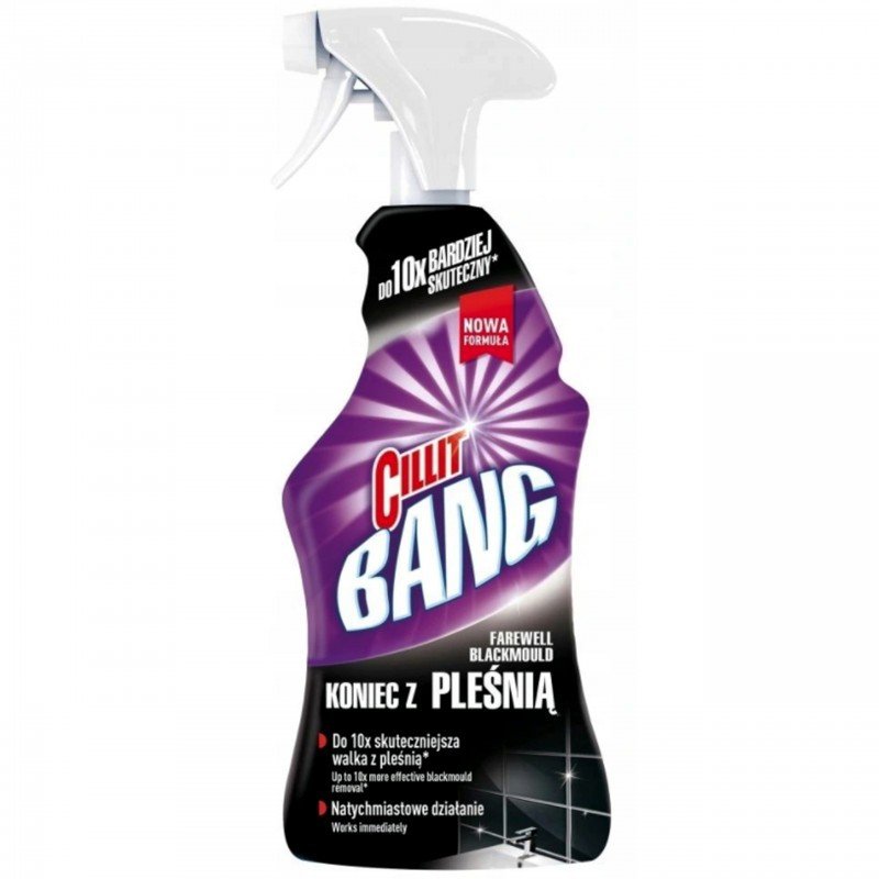 Cillit Bang Płyn do czyszczenia w sprayu Pleśń i Czarne Osady 750 ml