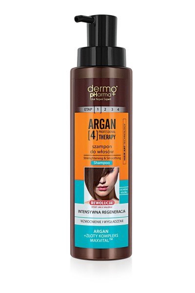 Dermo Pharma Argan[4]Therapy szampon do włosów, 400 ML